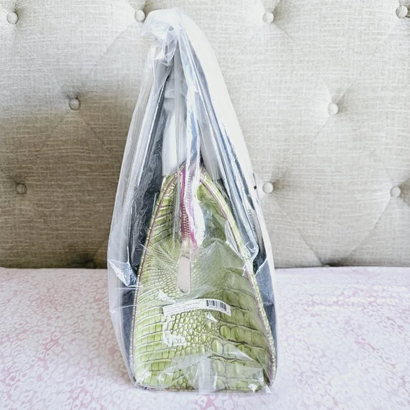 NWT Brahmin Limeade Ombre Melbourne Small Caroline - Picture 15 of 16